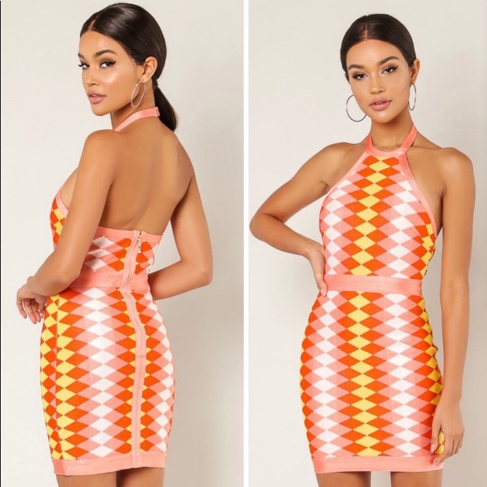 WOW couture Halter Bandage Dress